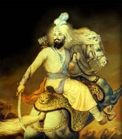 Guru Gobind Singh Ji on Horseback